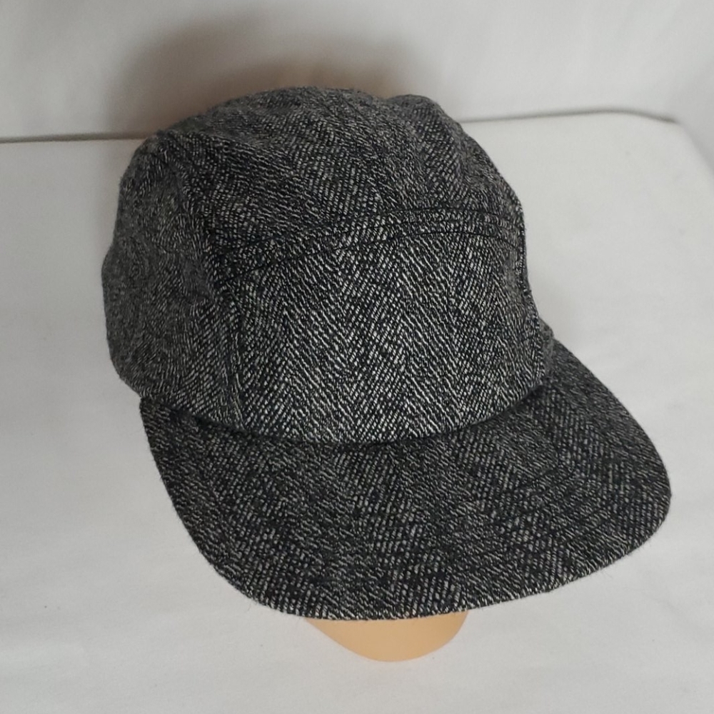 Charcoal black adjustable hat
